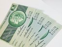 5 Uncirculated Brazilian Paper Money Consecutive # Crispy  Bills