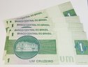 5 Uncirculated Brazilian Paper Money Consecutive # Crispy  Bills