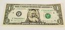 Santa Claus  $1 Dollar Bill   Merry Christmas Currency Bank Note UNC Crispy
