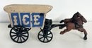 Vintage Horse Drawn Ice Wagon