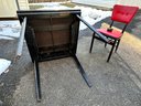 Amazing Stakmore Table & Chairs, Adjustable Length