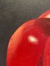 Signed L Gaba Listed Artist A Lester Gaba Still Life Red Pepper Painting Dated 11-11-81  22x24 Great Original