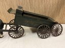 Larger Cast Iron Horse & Wagon Reproduction