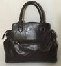 A7. Galian New York Snakeskin & Leather Handbag, Tassel