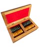Agate Stone Checkers/Backgammon Pieces In Custom Wood Box