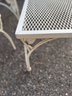 Lot Of Three Mid Century Outdoor End Tables / Coffee Table