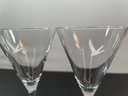 Grey Goose Cocktail Glasses And Glass Carafe