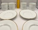 Tiffany & Co. Set Of 4 Cups And Saucers In Original Tiffany Box