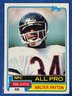 1981 Topps Walter Payton All Pro Card #400