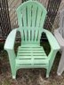 4 Adirondack Plastic Chairs