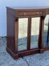 Stunning Warsaw Furniture Carved Mahogany Buffet Server With Etched Mirrored Panels