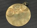 Silvertone 1.1/5 Gemini Astrological Sign Pendant On 18' Chain . & Golden Gemini Charm