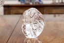 Pair Of Vintage Crystal Baccarat And Steuben Glass Figures