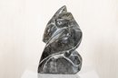 Inuit Carved Stone Statue