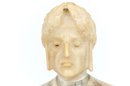Hand Carved Marble Bust Of Dante Alighieri