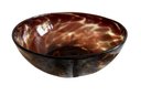 Scarce 19th Century Hand-Worked Tortoiseshell Glass Bowl