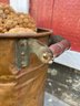 Vintage Copper Tub With Botanical Filler, AS-IS