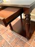 Pair Of Handsome Two Toned End Tables