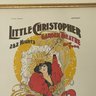 An Antique Print  'Les Affiches  Etrangeres'   Little Christopher Garden Theatre New York 1987 Circa