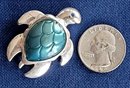 A Sea Turtle Or Tortoise Brooch