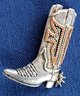 Premier Designs Detailed Cowboy Boot With Spurs Brooch