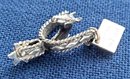 Vintage Sterling Silver Horse Head & Western Boot Spur Charm Pendant