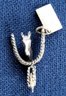 Vintage Sterling Silver Horse Head & Western Boot Spur Charm Pendant