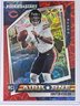 2021 Panini Rookies And Stars Justin Fields Airborne Red Scope Rookie Prizm Card #AB-19