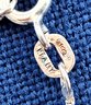 Sterling Silver And Enamel Flip Flop Sandal Pendant Necklace