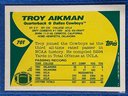 1989 Topps Troy Aikman Rookie Card #70T