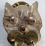 One Of A Kind Mixed Metal Artist Lapel Pin Cat With A Fish