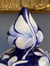 Blue & White Ceramic Jardiniere With Lid