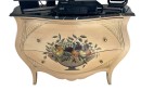Bombe Chest With Black Marble Top