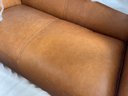 Brand New!! Modern Low Profile Top Grain Leather Sofa - 70'