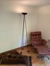 Vintage 1980s Torchiere Floor Light / Tripod Style Floor Lamp