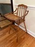 Antique Decorative Childs High Chair
