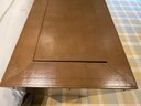 Leather Studded TV Lift End Of Bed Table