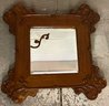100 Year Old Carved Oak Mirror