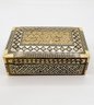 Vintage Bone Inlay Moorish Style Jewelry Box