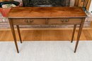 Lovely Two Drawer Console Table