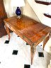 Gorgeous 19th C Marquetry Writing Desk In The Louis XV Style With French Needlepoint Chair  (LOC: S1)