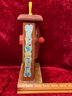 Vintage Fisher Price Tick-tock Teaching Clock Swiss Musical Movement Made In USA 6.5x3x11 FP Toys