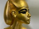 STUNNING Egyptian Goddess Selket Gold Leaf Statue, 3 Feet Tall