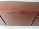 Modern Lacquer Rosewood Office Credenza