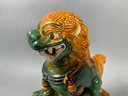 A Ceramic Buddhist Foo Dog Guardian