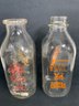 Pair Of Vintage Connecticut Milk Bottles