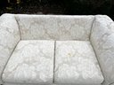 Upholstered Settee With Two Seats - In Need Of TLC