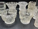 Lot Of 12 Glass Toothpick Holders