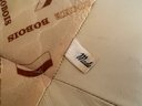 Roche Bobois White Leather Italian Made Sofa - Well Used