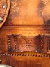 Antique Leather Herman Ahrend Newark NJ Trunk